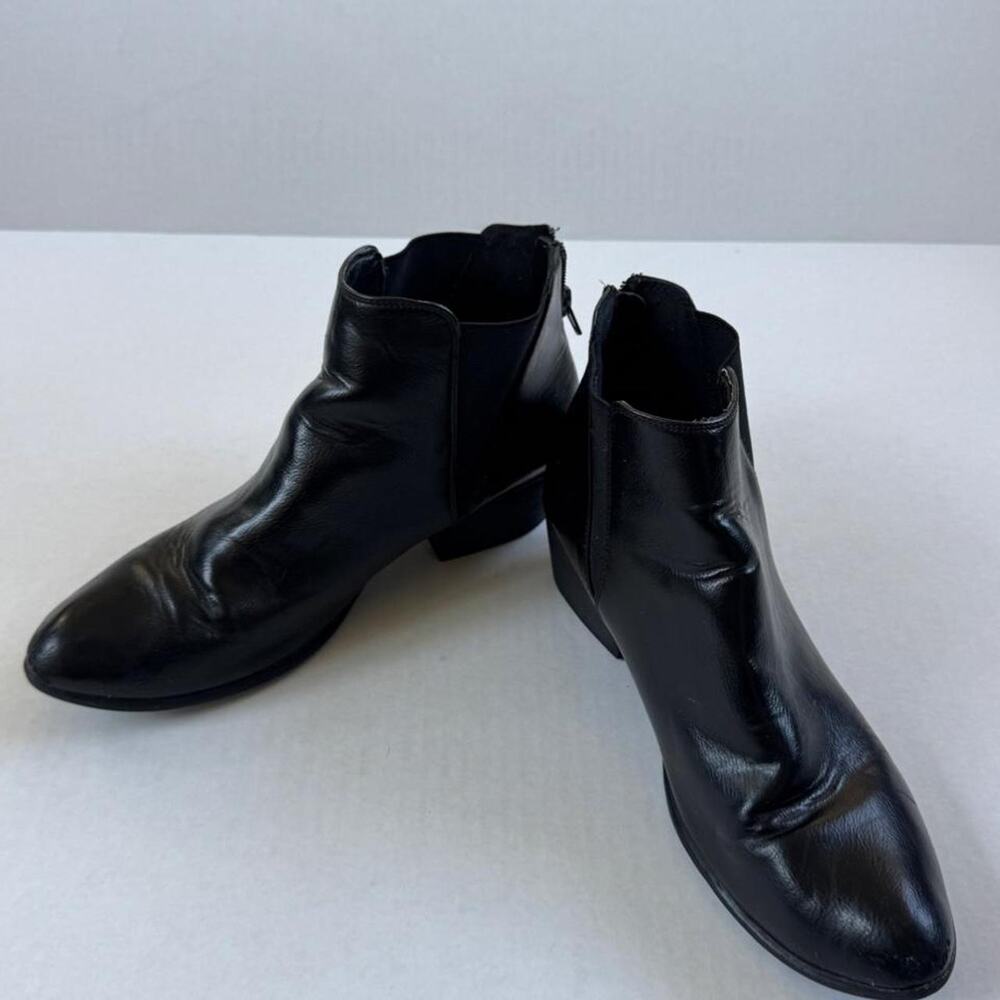 Vintage 90s esprit black leather
